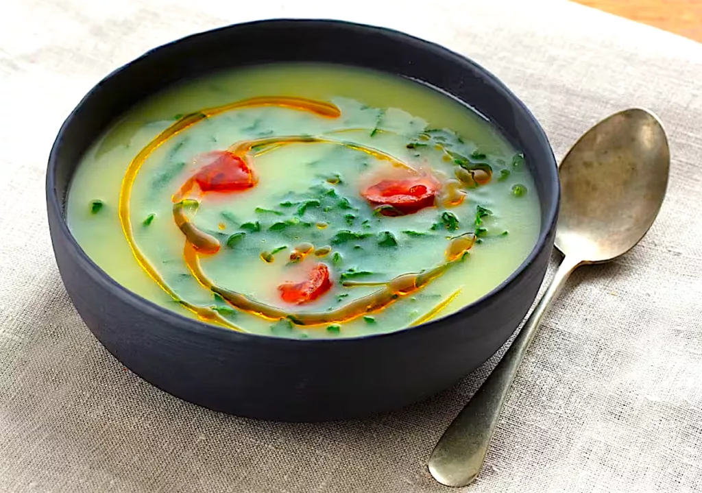 The Hirshon Portuguese Kale and Sausage Soup - Caldo Verde