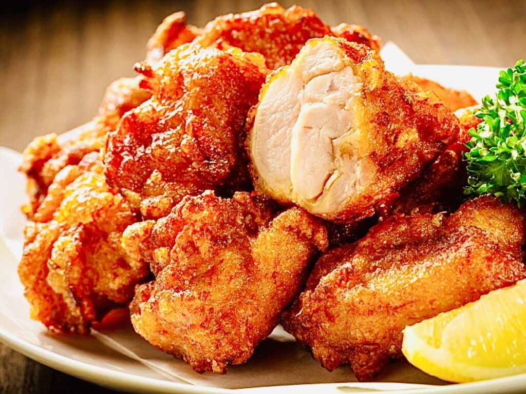 The Hirshon Japanese Zantare Karaage - Hokkaido-Style Fried Chicken With Dipping Sauce - ザンギ 唐揚げ