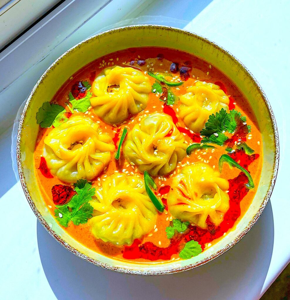 The Hirshon Nepalese Jhol Momo Dumplings - झोल मोमो