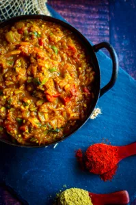 The Hirshon Trinidad Spicy Roasted Eggplant Dip - Baigan Choka