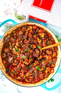 The Hirshon Definitive Beef Bourguignon, in the Style of Julia Child - Boeuf à la Bourguignon The Hirshon Definitive Beef Bourguignon, in the Style of Julia Child - Boeuf à la Bourguignon