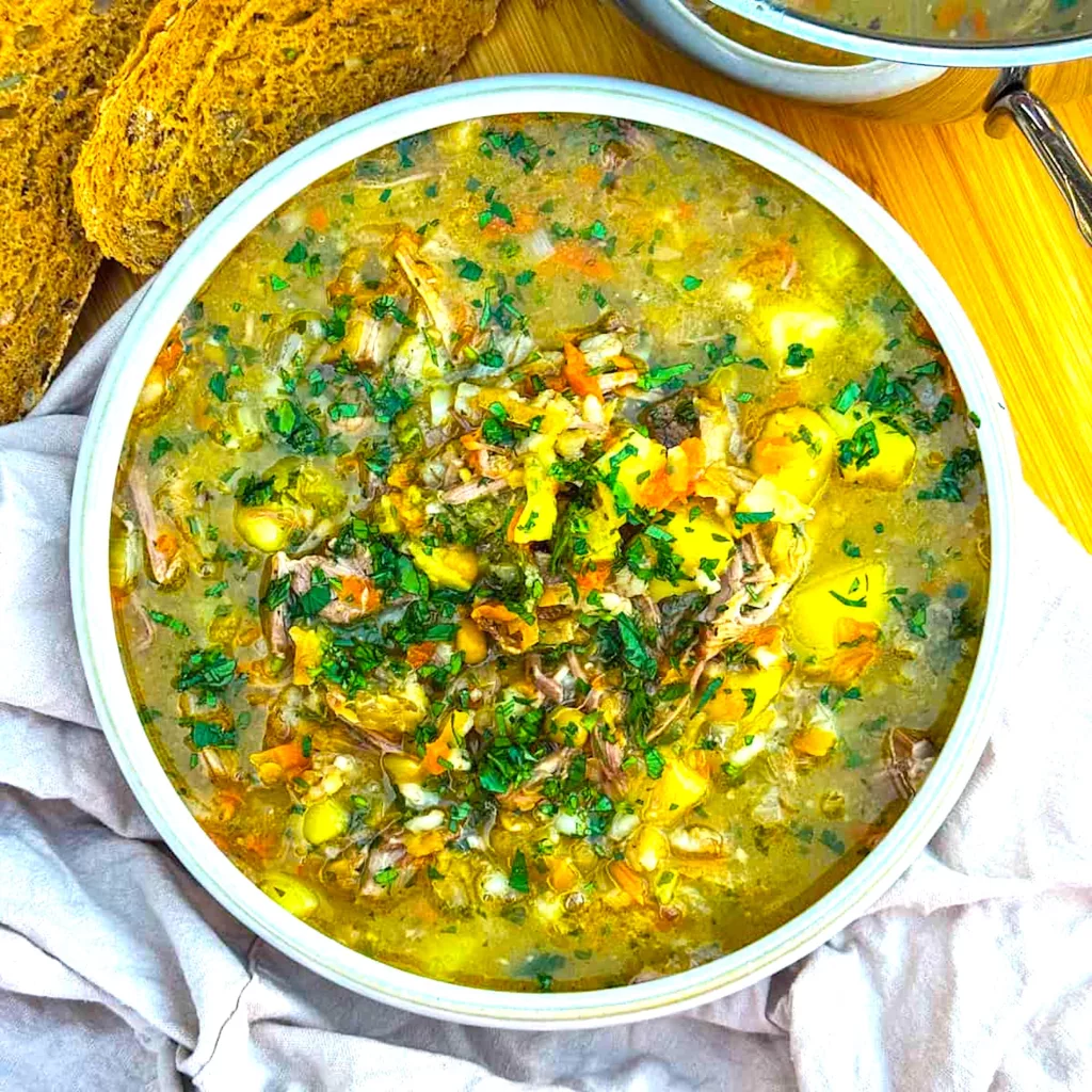 The Hirshon Ancient Roman Meat and Vegetable Soup with Barley - Tisana Barrica