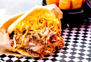 The Hirshon Revolutionary Venezuelan Arepas with Pulled Pork - Arepas Rumberas