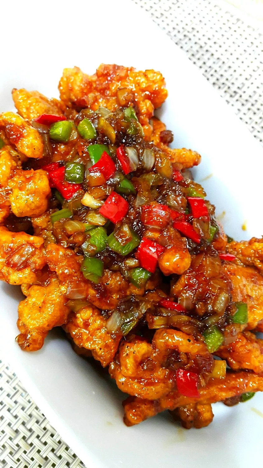 The Hirshon Kkanpunggi SUPREME (Spicy Korean Garlic Triple Fried Chicken) – 깐풍기